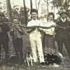 Frank Smith (baby) with his mother & family with Aboriginal elder ( Billy Lynch)
